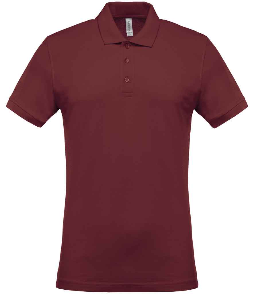 Kariban Short Sleeve Piqué Polo Shirt | Wine