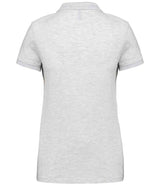 Kariban Ladies Short Sleeve Piqué Polo Shirt | Ash Heather thumbnail 2