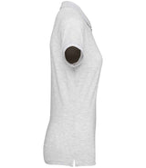 Kariban Ladies Short Sleeve Piqué Polo Shirt | Ash Heather thumbnail 3