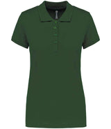 Kariban Ladies Short Sleeve Piqué Polo Shirt | Forest Green thumbnail 1