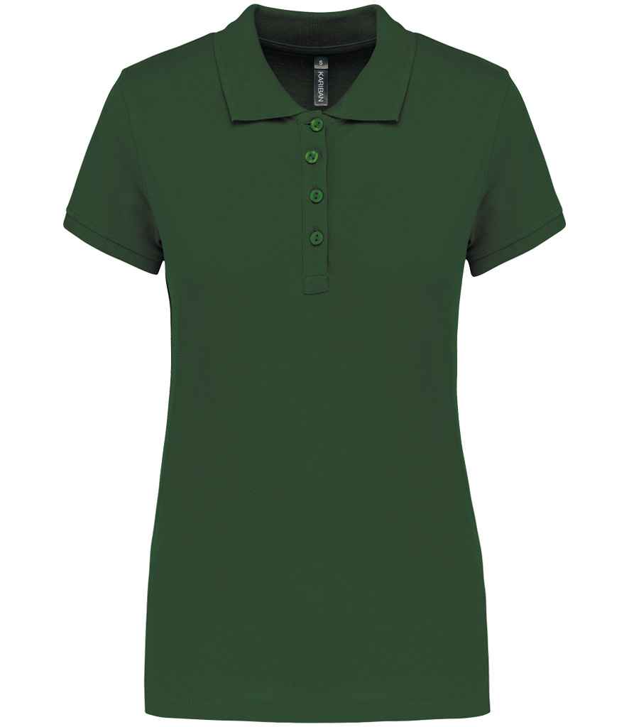 Kariban Ladies Short Sleeve Piqué Polo Shirt | Forest Green