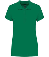 Kariban Ladies Short Sleeve Piqué Polo Shirt | Kelly Green thumbnail 1