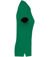 Kariban Ladies Short Sleeve Piqué Polo Shirt | Kelly Green thumbnail 3