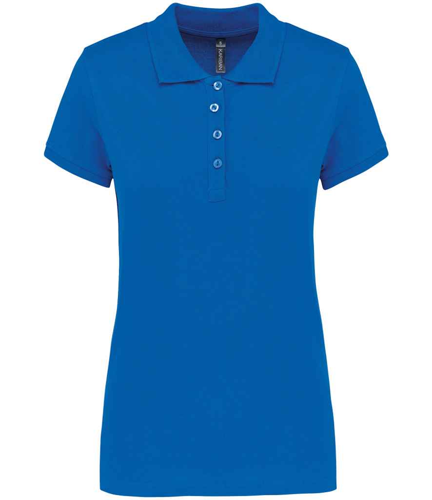 Kariban Ladies Short Sleeve Piqué Polo Shirt | Light Royal Blue