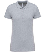 Kariban Ladies Short Sleeve Piqué Polo Shirt | Oxford Grey thumbnail 1