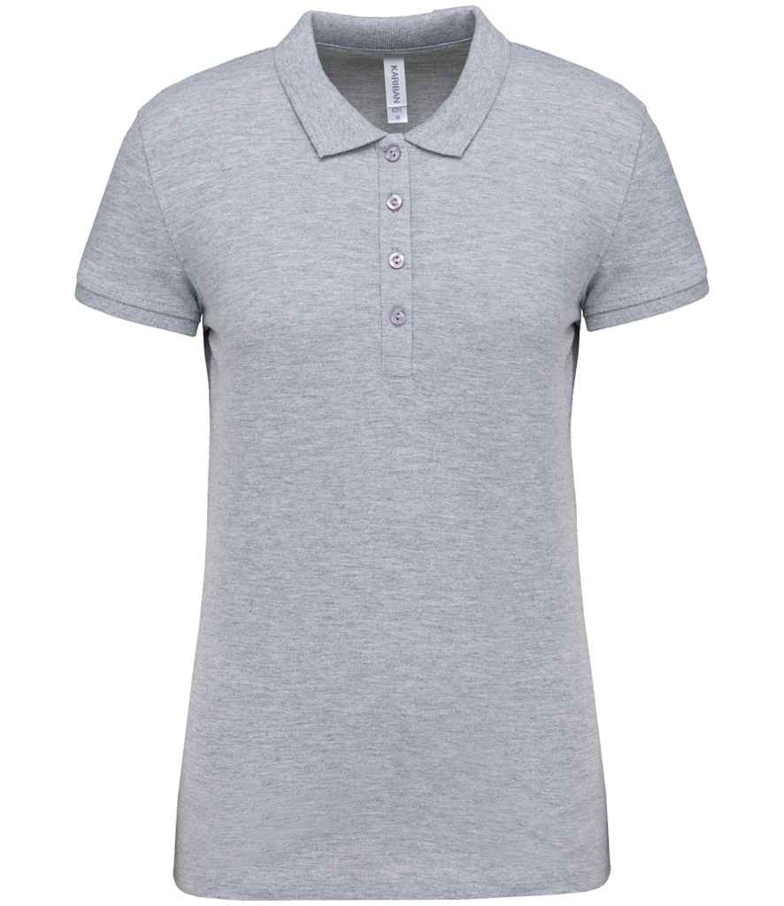 Kariban Ladies Short Sleeve Piqué Polo Shirt | Oxford Grey