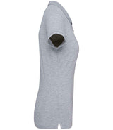 Kariban Ladies Short Sleeve Piqué Polo Shirt | Oxford Grey thumbnail 3