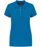 Kariban Ladies Short Sleeve Piqué Polo Shirt | Tropical Blue thumbnail 1