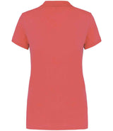 Kariban Ladies Short Sleeve Piqué Polo Shirt | True Coral thumbnail 2