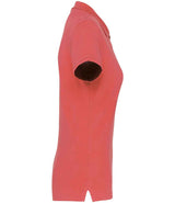 Kariban Ladies Short Sleeve Piqué Polo Shirt | True Coral thumbnail 3