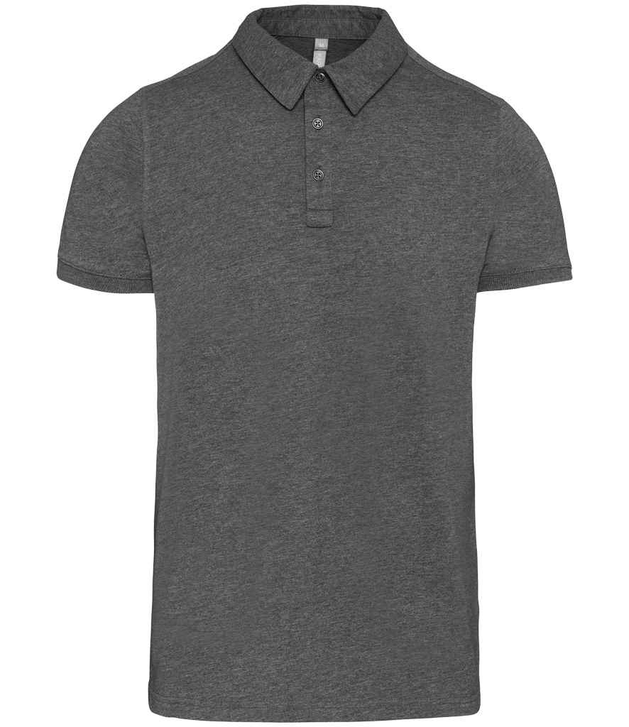 Kariban Jersey Polo Shirt | Heather Grey