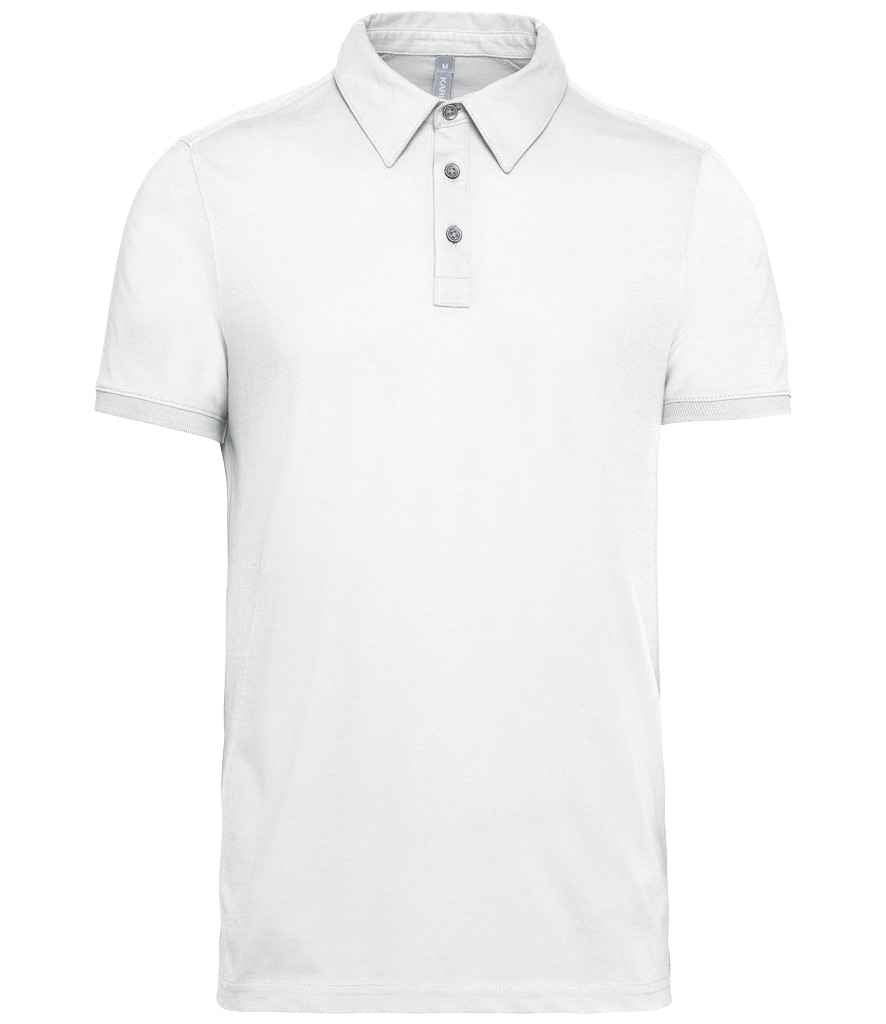 Kariban Jersey Polo Shirt | White