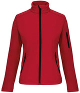 Kariban Ladies Soft Shell Jacket | Red thumbnail 1