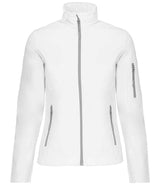 Kariban Ladies Soft Shell Jacket | White thumbnail 1