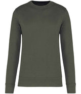 Kariban Unisex Crew Neck Sweatshirt | Dark Khaki thumbnail 1