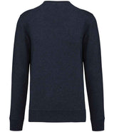 Kariban Unisex Crew Neck Sweatshirt | French Navy Heather thumbnail 2