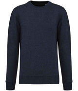 Kariban Unisex Crew Neck Sweatshirt | French Navy Heather thumbnail 1