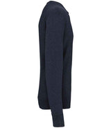 Kariban Unisex Crew Neck Sweatshirt | French Navy Heather thumbnail 3