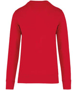 Kariban Kids Crew Neck Sweatshirt | Red thumbnail 2