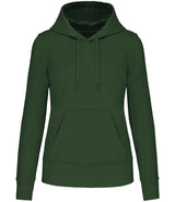 Kariban Ladies Hooded Sweatshirt | Forest Green thumbnail 1