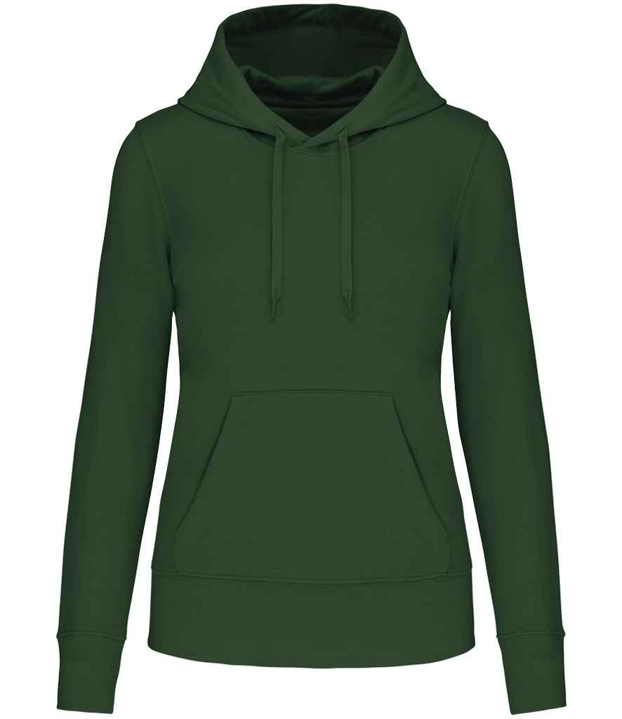 Kariban Ladies Hooded Sweatshirt | Forest Green