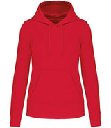 Kariban Ladies Hooded Sweatshirt | Red thumbnail 1