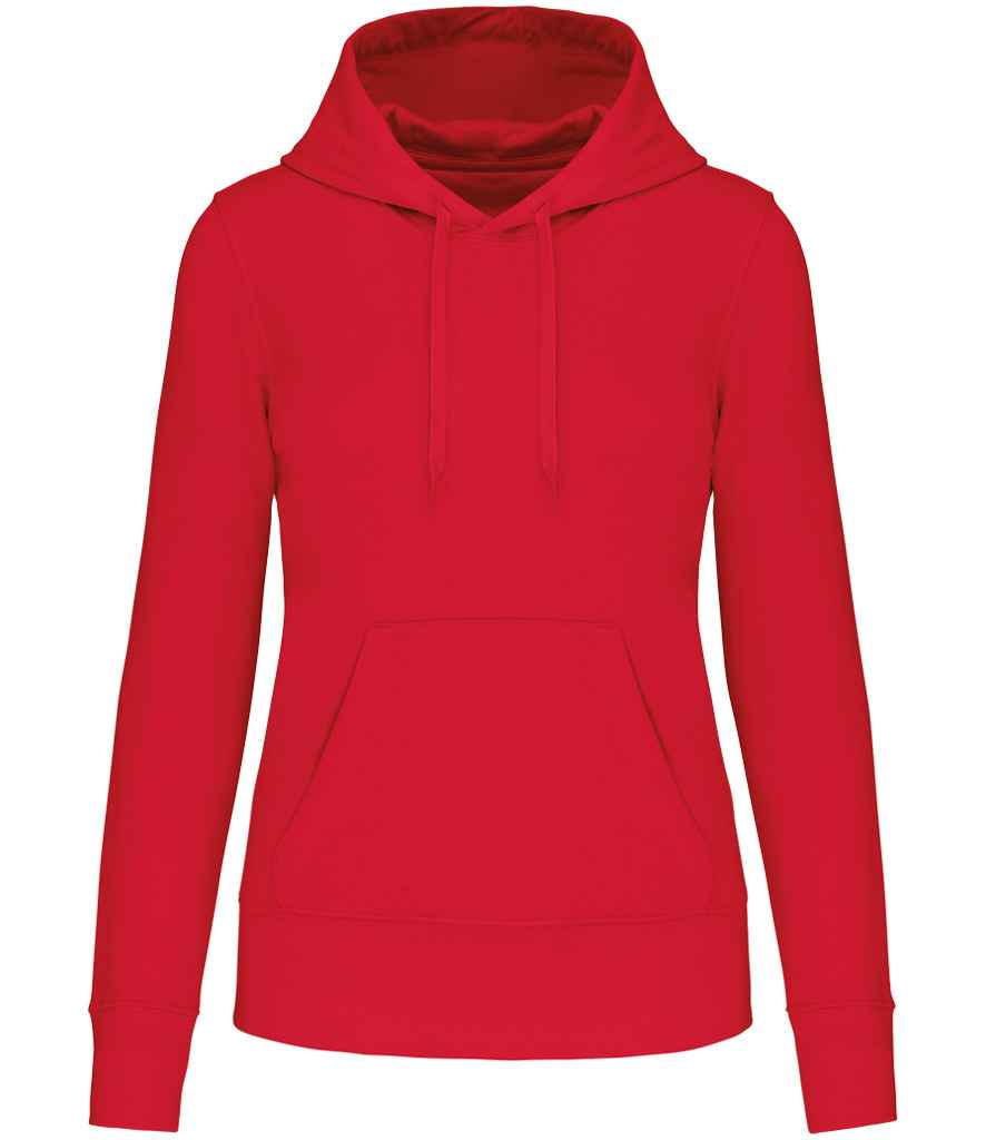 Kariban Ladies Hooded Sweatshirt | Red