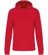 Kariban Kids Hooded Sweatshirt | Red thumbnail 1