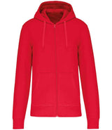 Kariban Full Zip Hoodie | Red thumbnail 1