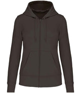 Kariban Ladies Full Zip Hoodie | Dark Grey thumbnail 1