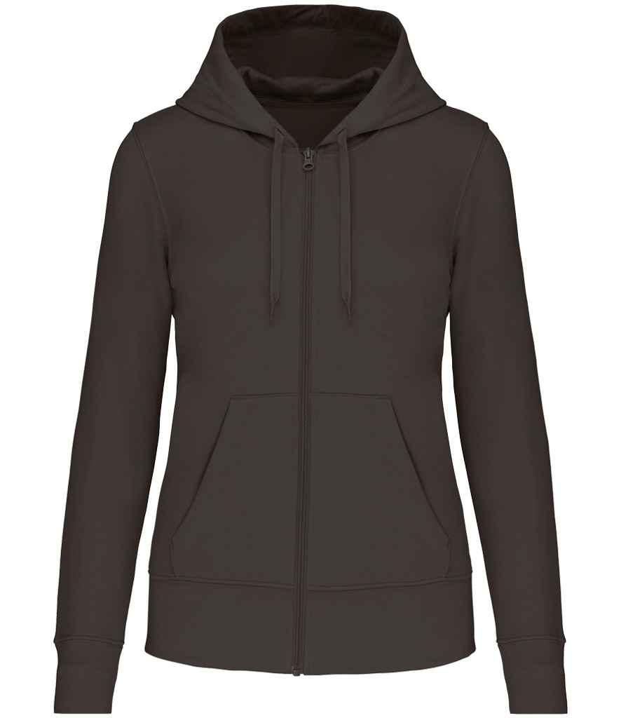 Kariban Ladies Full Zip Hoodie | Dark Grey
