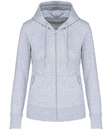 Kariban Ladies Full Zip Hoodie | Oxford Grey thumbnail 1