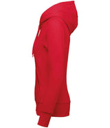 Kariban Ladies Full Zip Hoodie | Red thumbnail 3