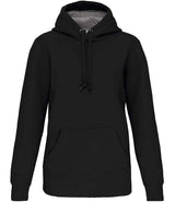 Kariban Heavy Contrast Hoodie | Black thumbnail 1
