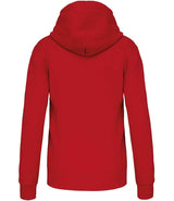 Kariban Heavy Contrast Hoodie | Red thumbnail 2