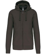 Kariban Full Zip Hooded Sweatshirt | Dark Grey thumbnail 1