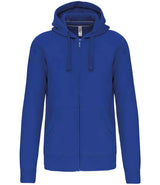 Kariban Full Zip Hooded Sweatshirt | Light Royal Blue thumbnail 1