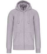 Kariban Full Zip Hooded Sweatshirt | Oxford Grey thumbnail 1