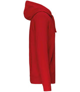 Kariban Full Zip Hooded Sweatshirt | Red thumbnail 3