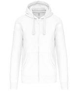 Kariban Full Zip Hooded Sweatshirt | White thumbnail 1