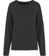 Kariban Ladies Oversized Sweatshirt | Black thumbnail 1