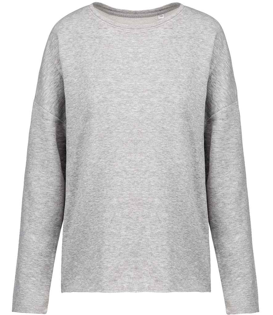 Kariban Ladies Oversized Sweatshirt | Light Grey