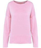 Kariban Ladies Oversized Sweatshirt | Pale Pink thumbnail 1