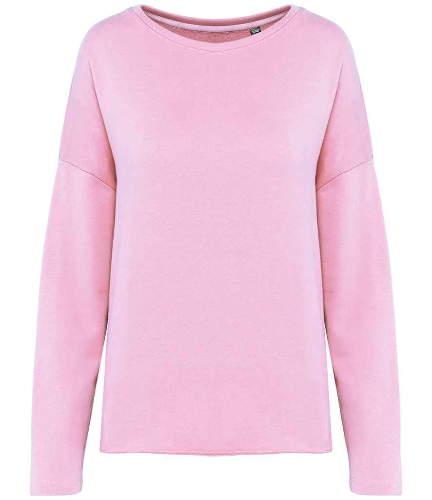 Kariban Ladies Oversized Sweatshirt | Pale Pink