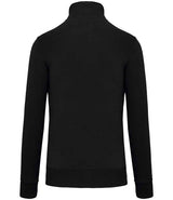 Kariban Zip Neck Sweatshirt | Black thumbnail 2