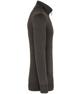 Kariban Zip Neck Sweatshirt | Dark Grey thumbnail 3