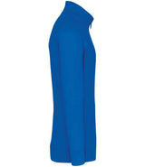 Kariban Zip Neck Sweatshirt | Light Royal Blue thumbnail 2