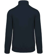 Kariban Zip Neck Sweatshirt | Navy thumbnail 2