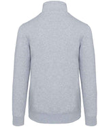 Kariban Zip Neck Sweatshirt | Oxford Grey thumbnail 2