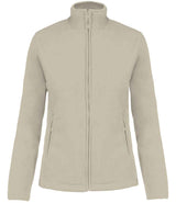 Kariban Ladies Maureen Micro Fleece Jacket | Beige thumbnail 1